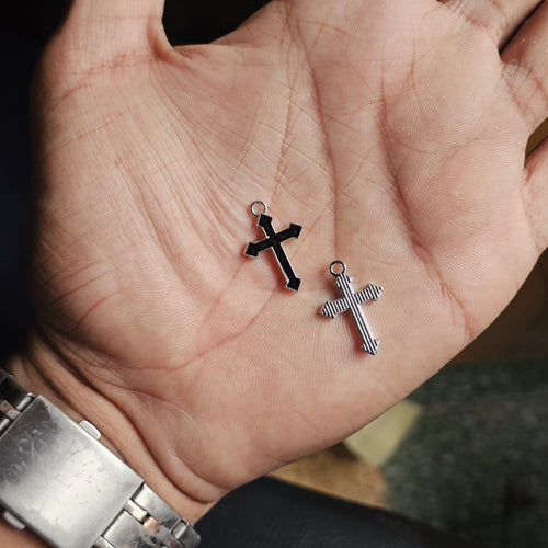 Black Cross Charms