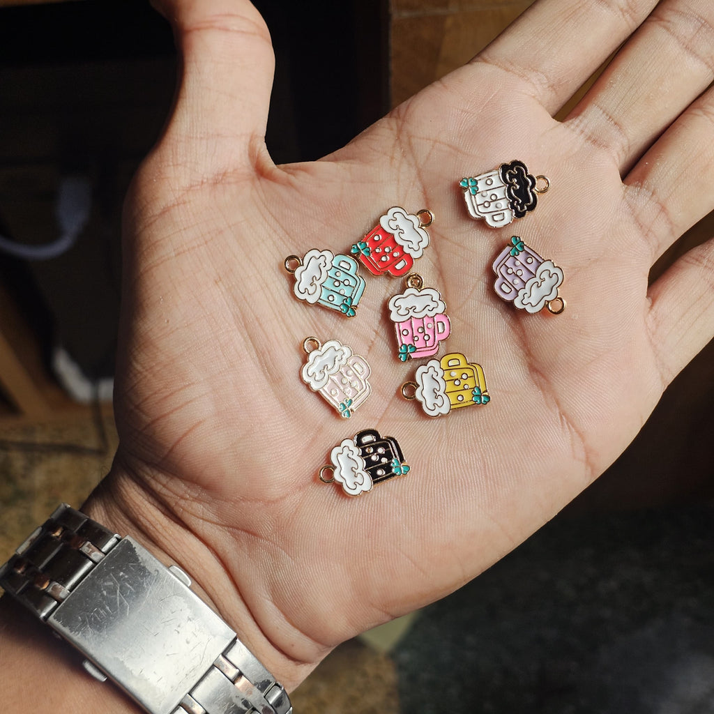 Colourful Beer Mug Charms