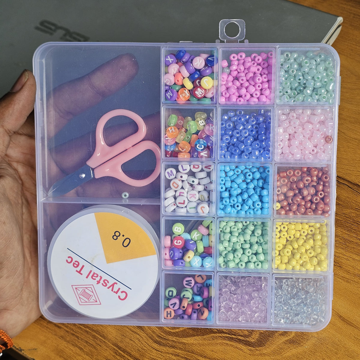 HIRA DIY Jewelry Making Beads & Charms Kit – Multi Color