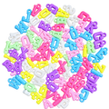 Multicolor Alphabet Charms