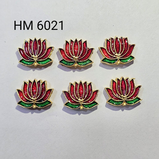 Lotus 10pcs dark red HM 6021
